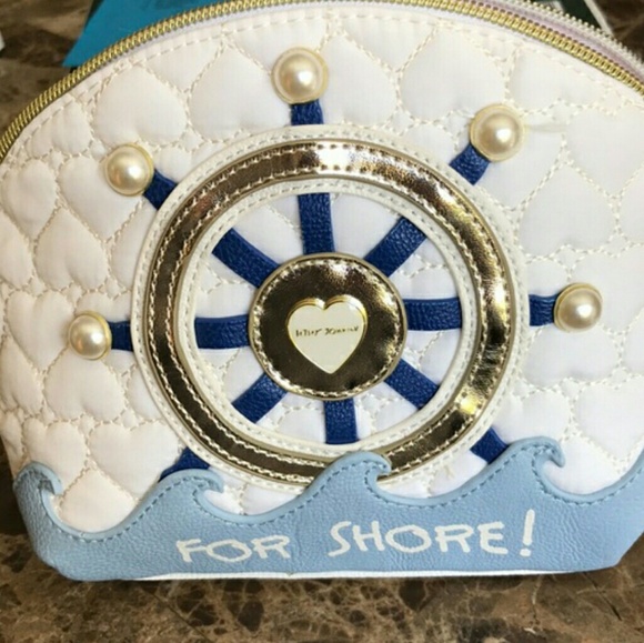 Betsey johnson for shore cosmo bag NWT - Picture 1 of 1